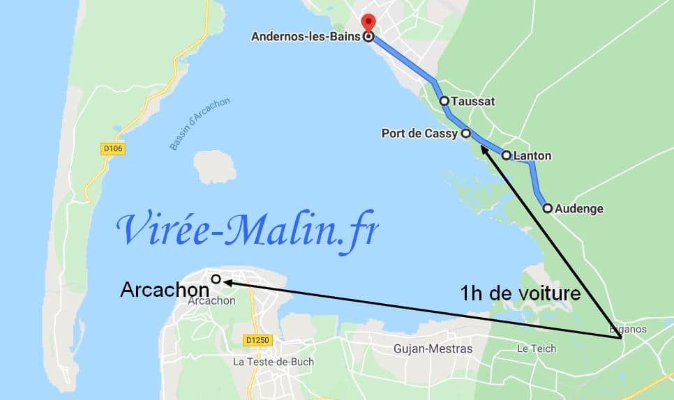 audenge-andernos-bassin-arcachon-itineraire