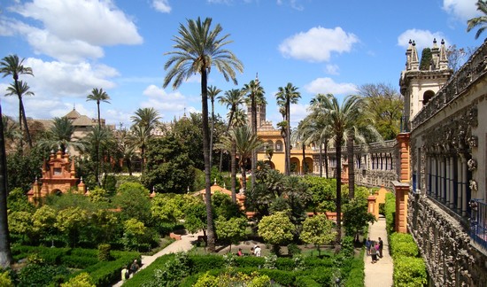jardins de l'Alcázar-Séville jardins de l'Alcázar-Séville