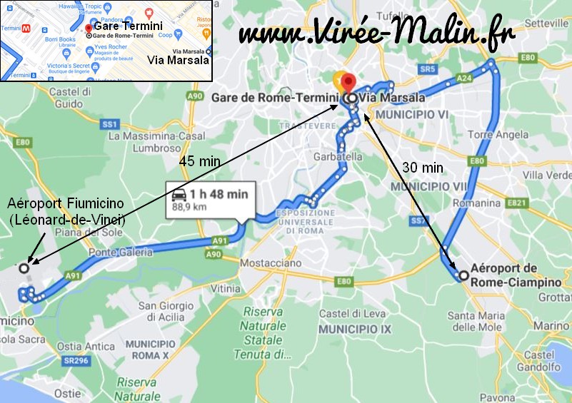 Rome-aeroport-navette