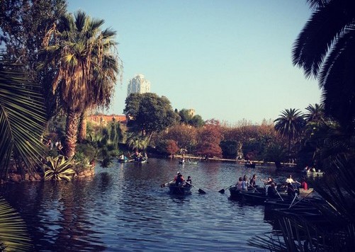 parc-Ciudadela-lac-barcelone
