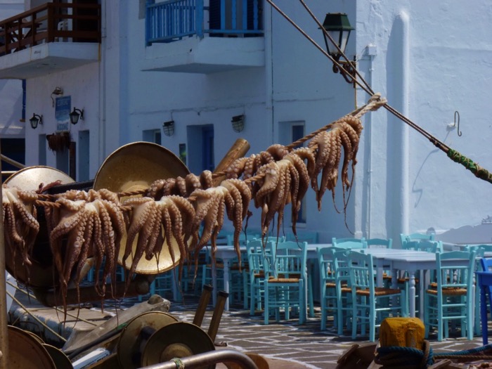paros-cyclades-port-pecheur-naoussa-poulpes