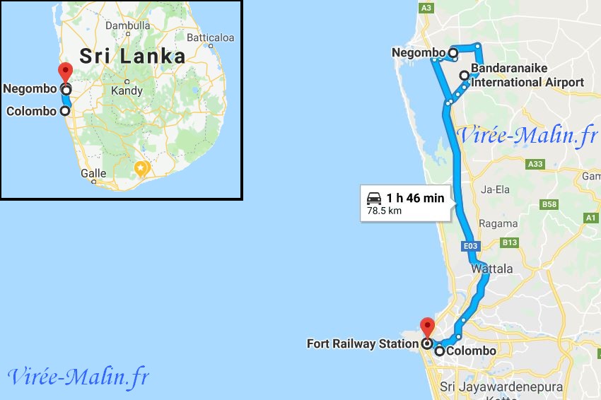 rejoindre-colombo-negombo-depuis-aeroport-Bandaranaike