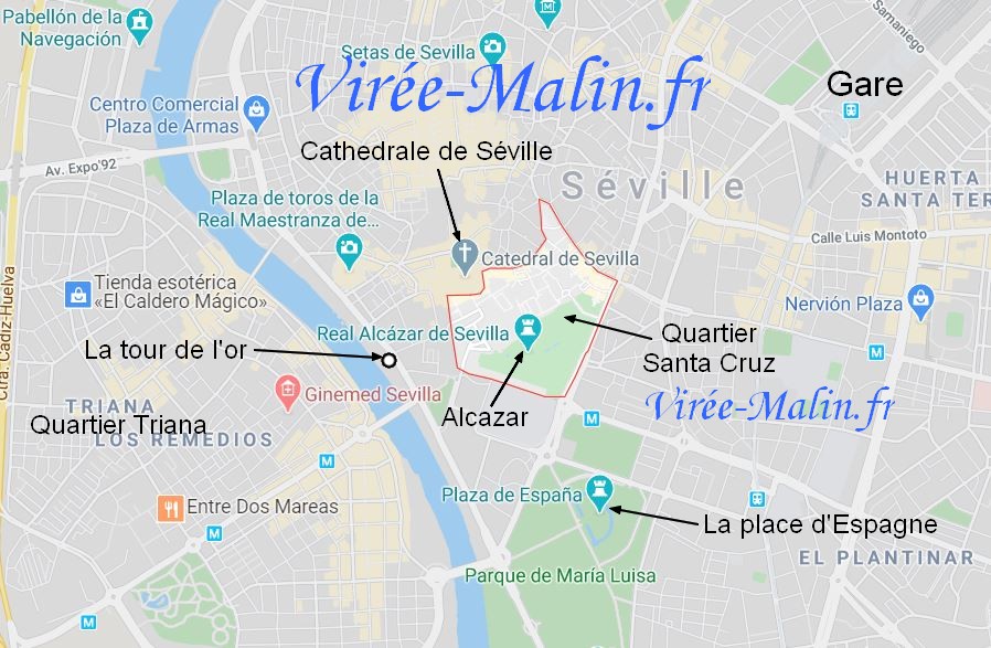 quartier-santa-cruz-seville-carte