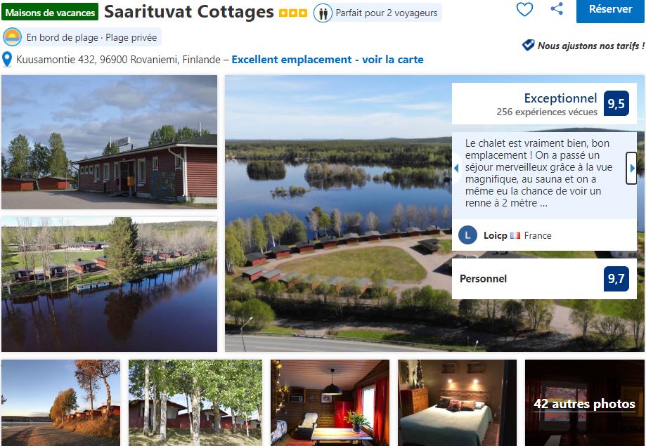 cottages-bord-lac-rovaniemi-laponie