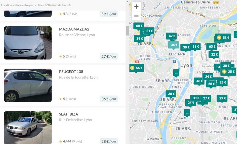 location-voiture-particulier-lyon