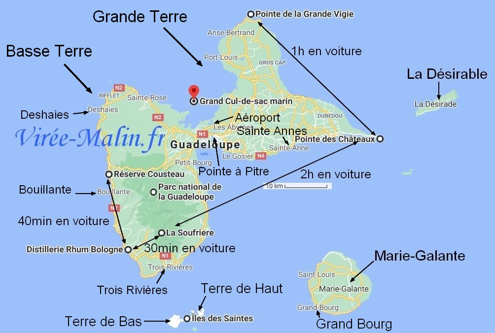 temps-trajet-guadeloupe-voiture