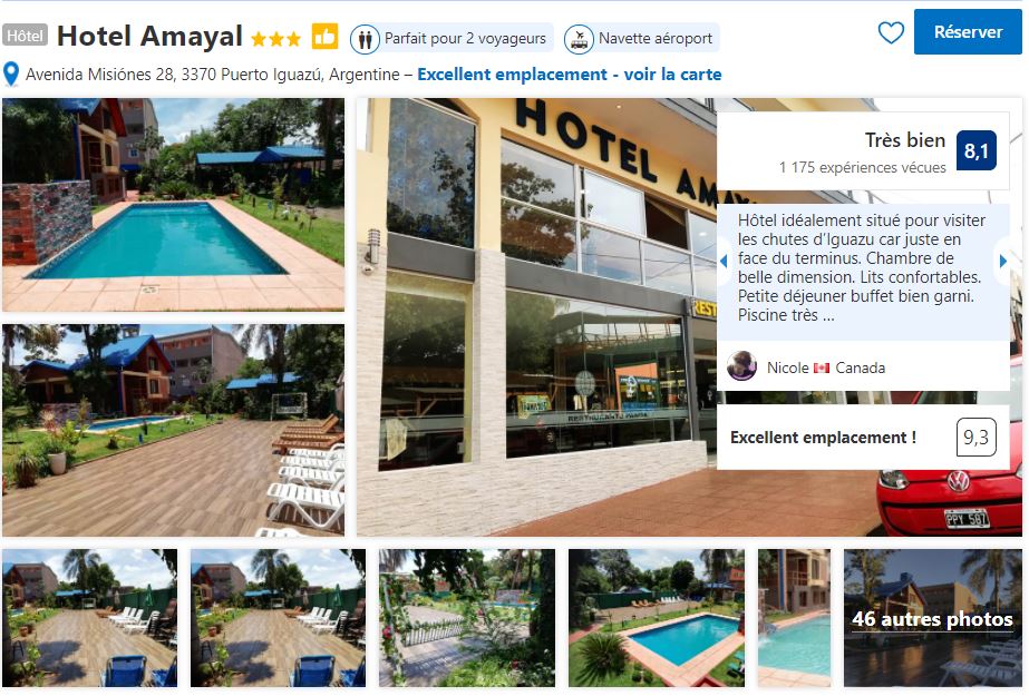 hotel-amayal-pour-visiter-chutes-iguazu