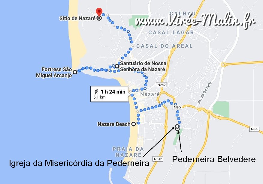 que-visiter-nazare-googlemap