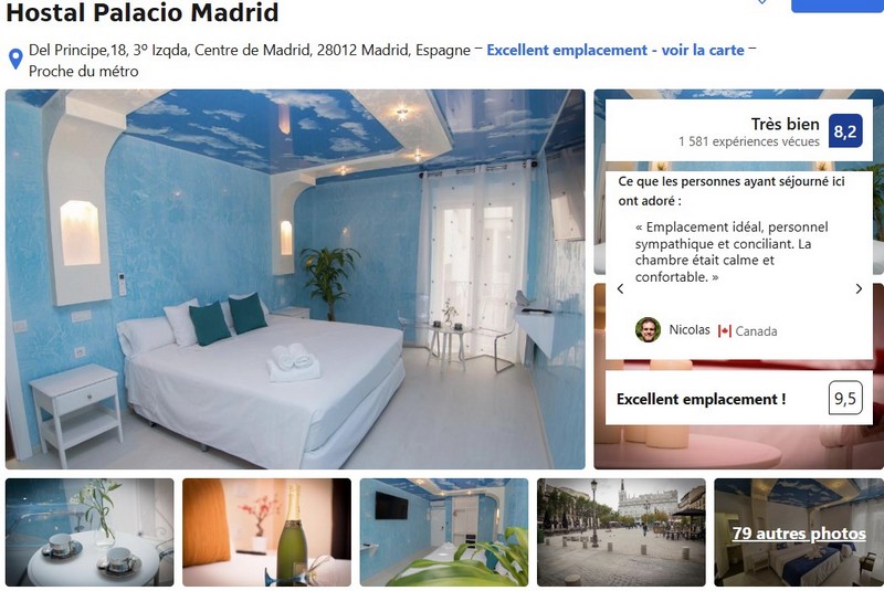 hotel-pas-cher-place-santa-Ana-Madrid
