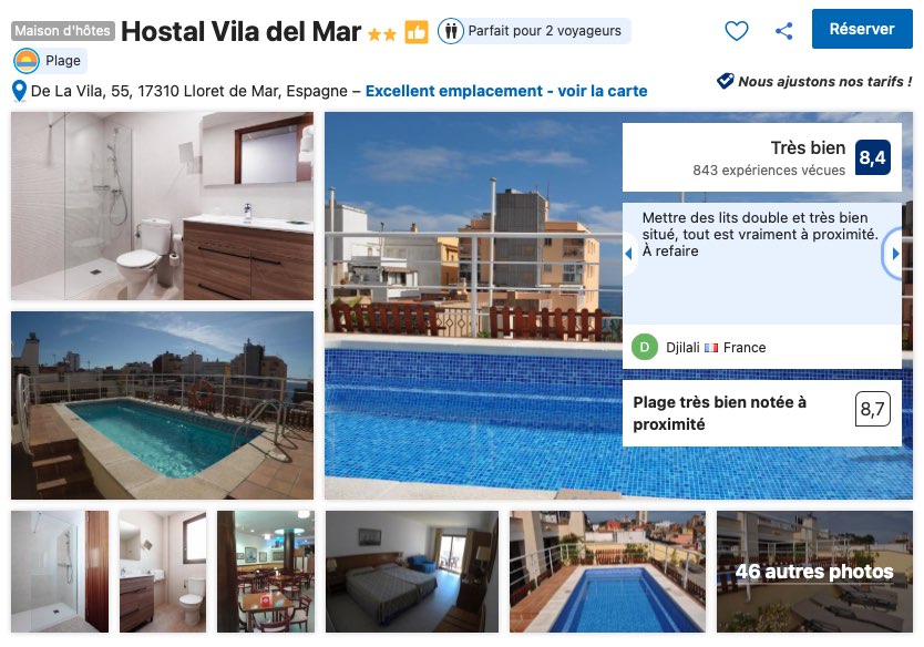 lloret-de-mar-maison-hotes-proche-bord-de-mer