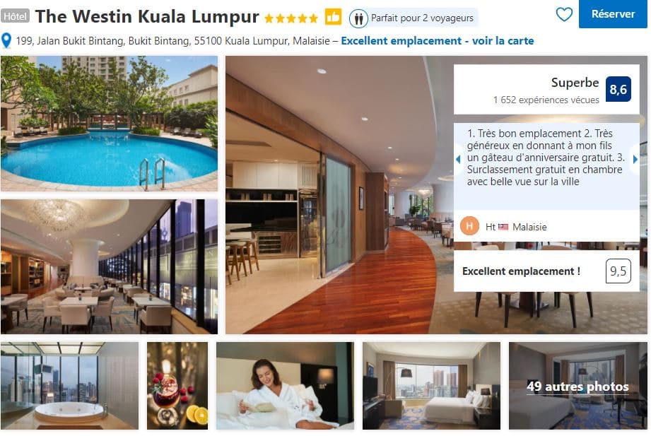 the-westin-hotel-très-bien-placé-kuala-lumpur