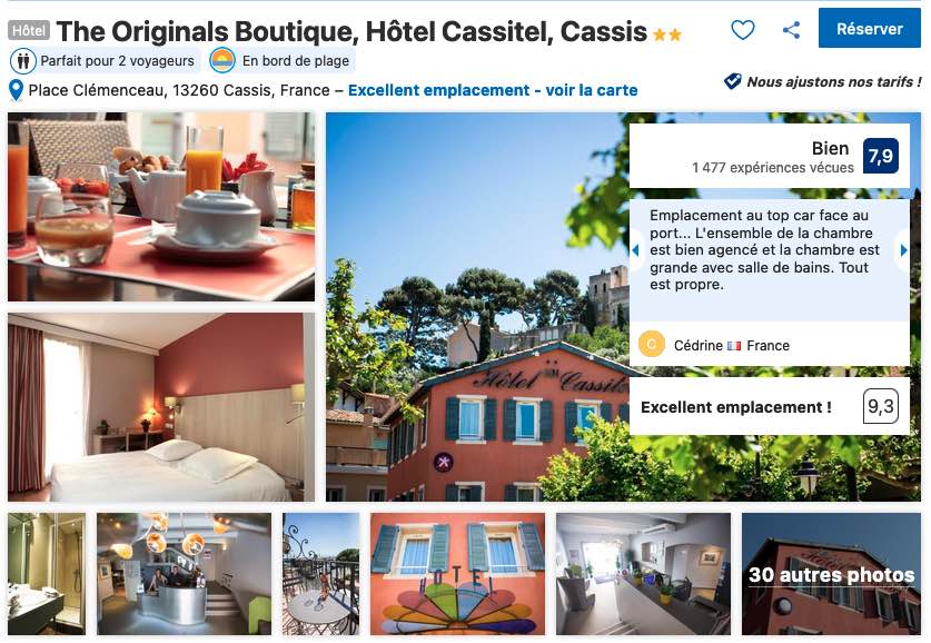 hotel-proche-port-cassis-literie-confortable