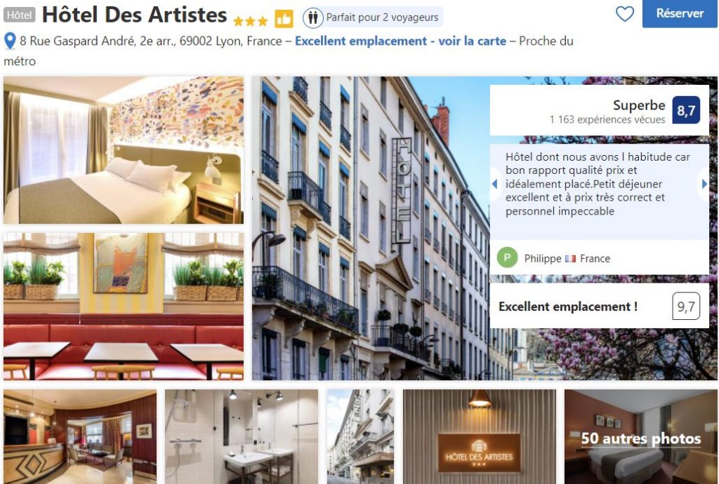 logement-bon-rapport-qualite-prix-presquile-lyon-hotel-des-artistes