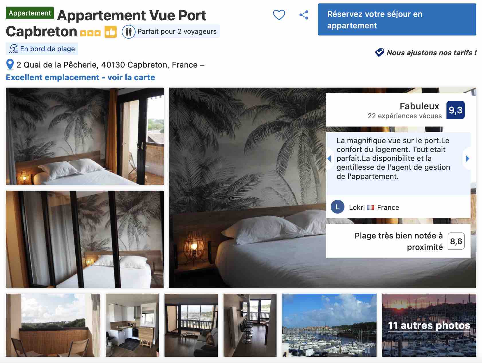 appartement-capbreton-deux-balcons-propre