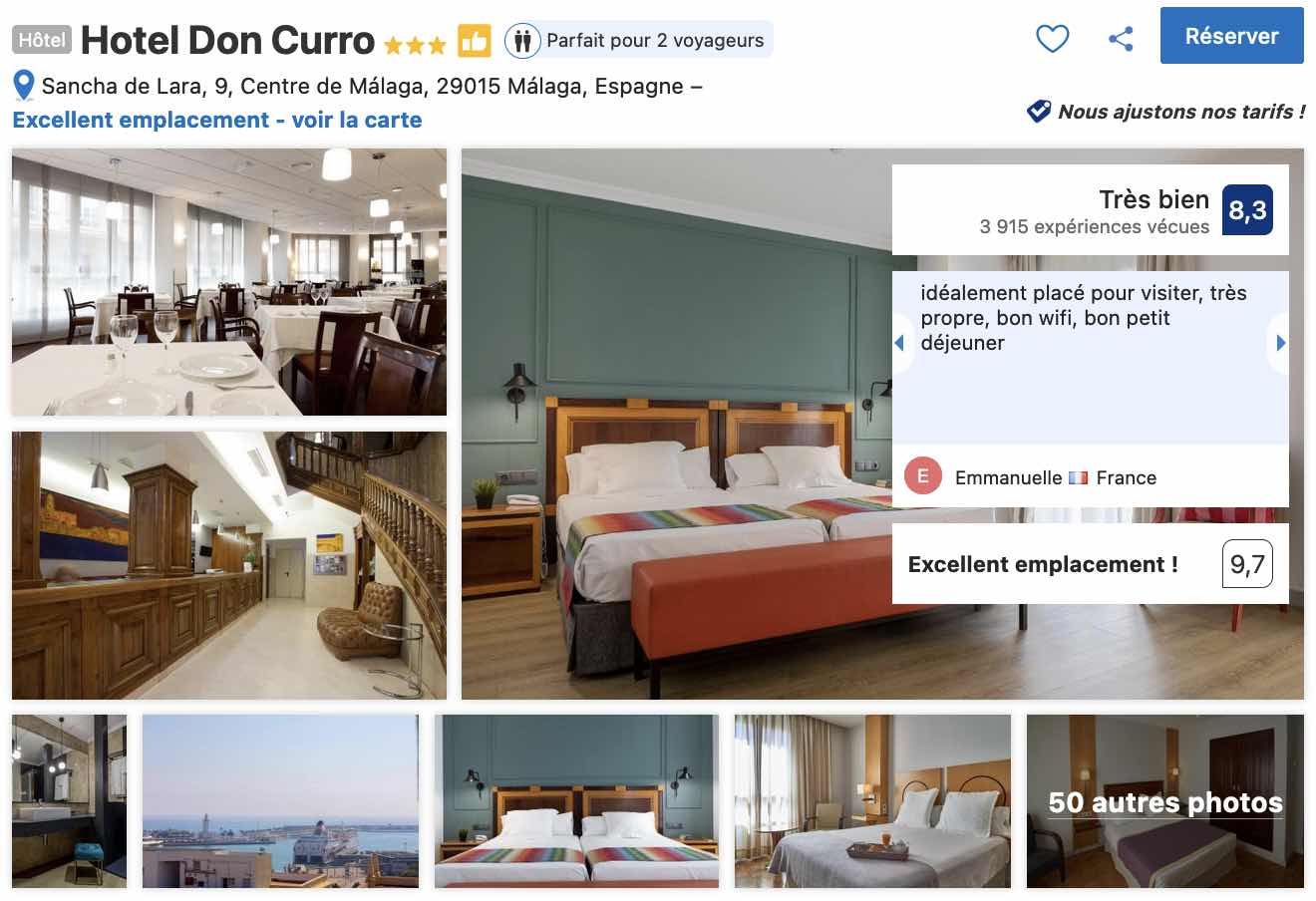 hotel-malaga-proche-plage-avec-climatisation