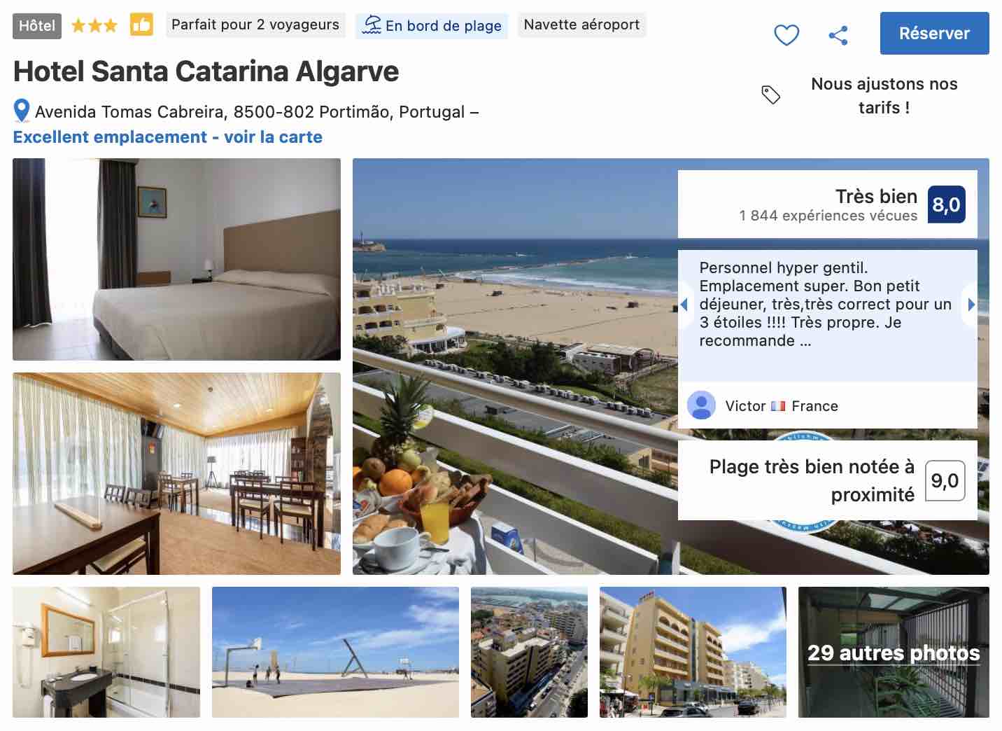 hotel-portimao-portugal-proche-plage-avec-climatisation