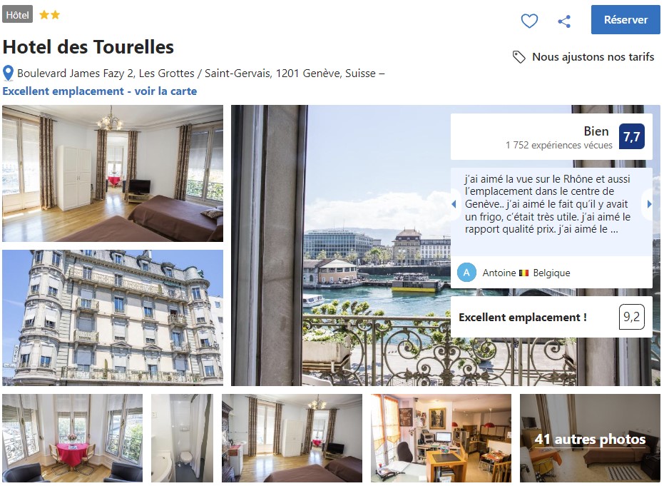 hotel-pas-cher-Geneve-et-bien-situé
