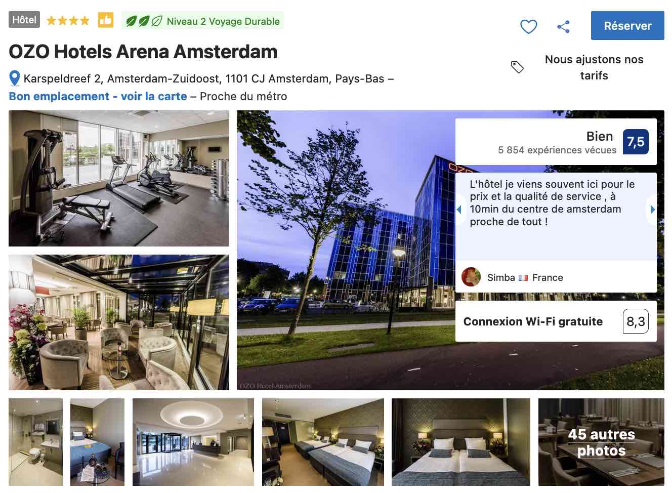 logement-pas-cher-amsterdam-hotel-avec-restaurant