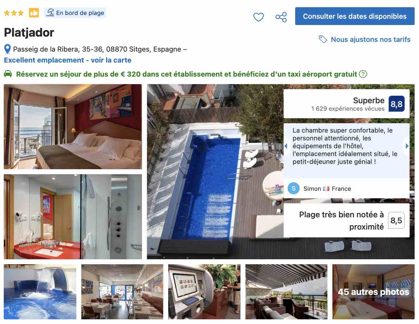 hotel-sitges-proche-restaurant-bar-avec-piscine