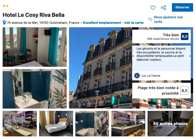 hotel-ouistreham-centre-ville-batiment-historique-petit-dejeuner-copieux