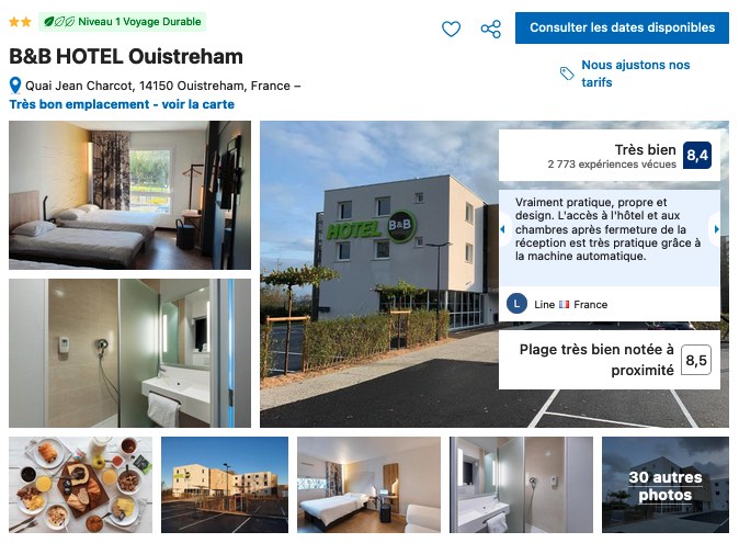 hotel-ouistreham-propre-acces-pratique