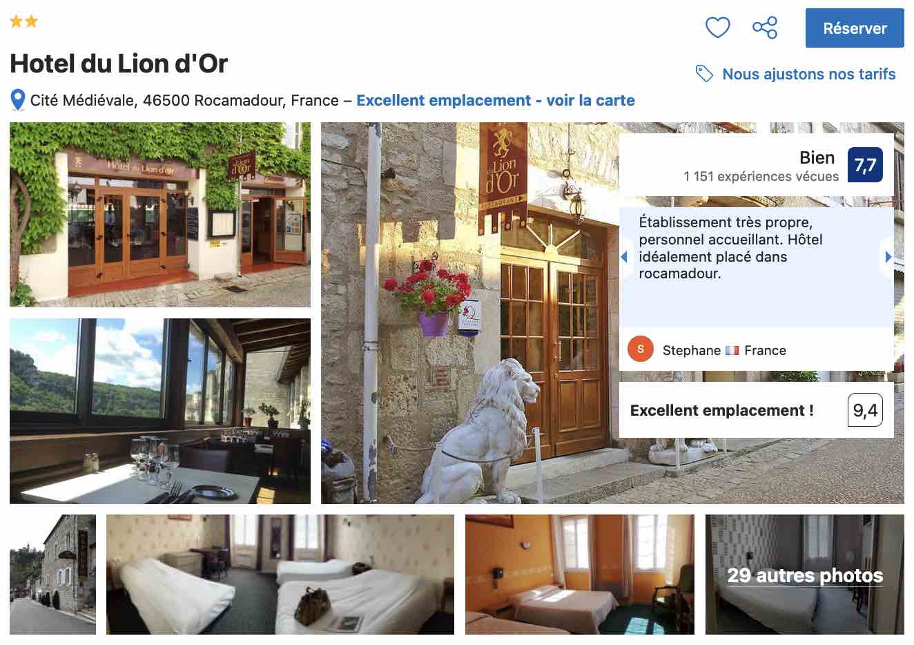 hotel-tres-bon-emplacement-rocamadour