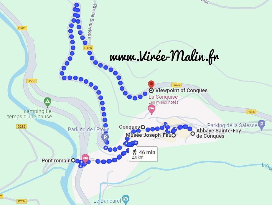 carte-Conques-sites-incontournables