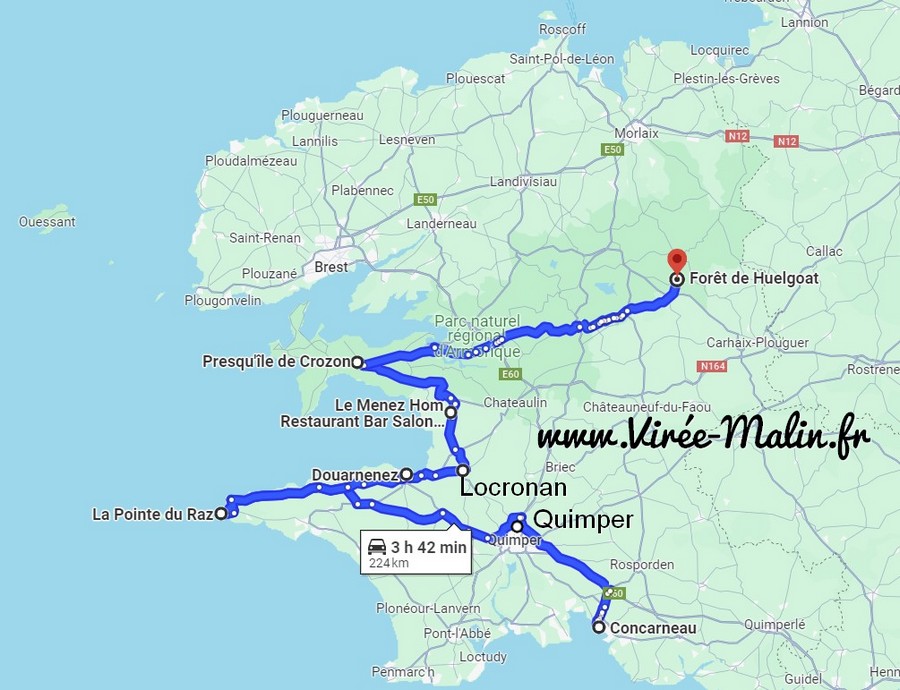 carte-que-visiter-autours-de-Douarnenez