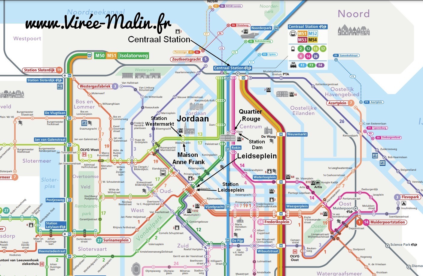 carte-tramway-et-metro-Amsterdam