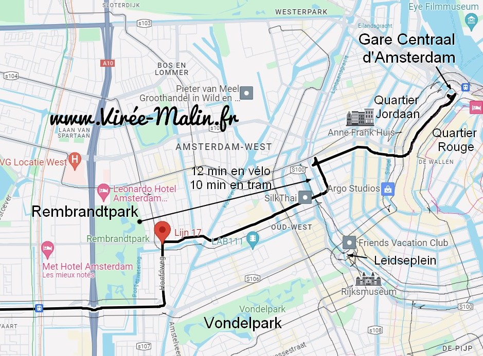 hotel-pas-cher-ligne17-Tramway-Amsterdam