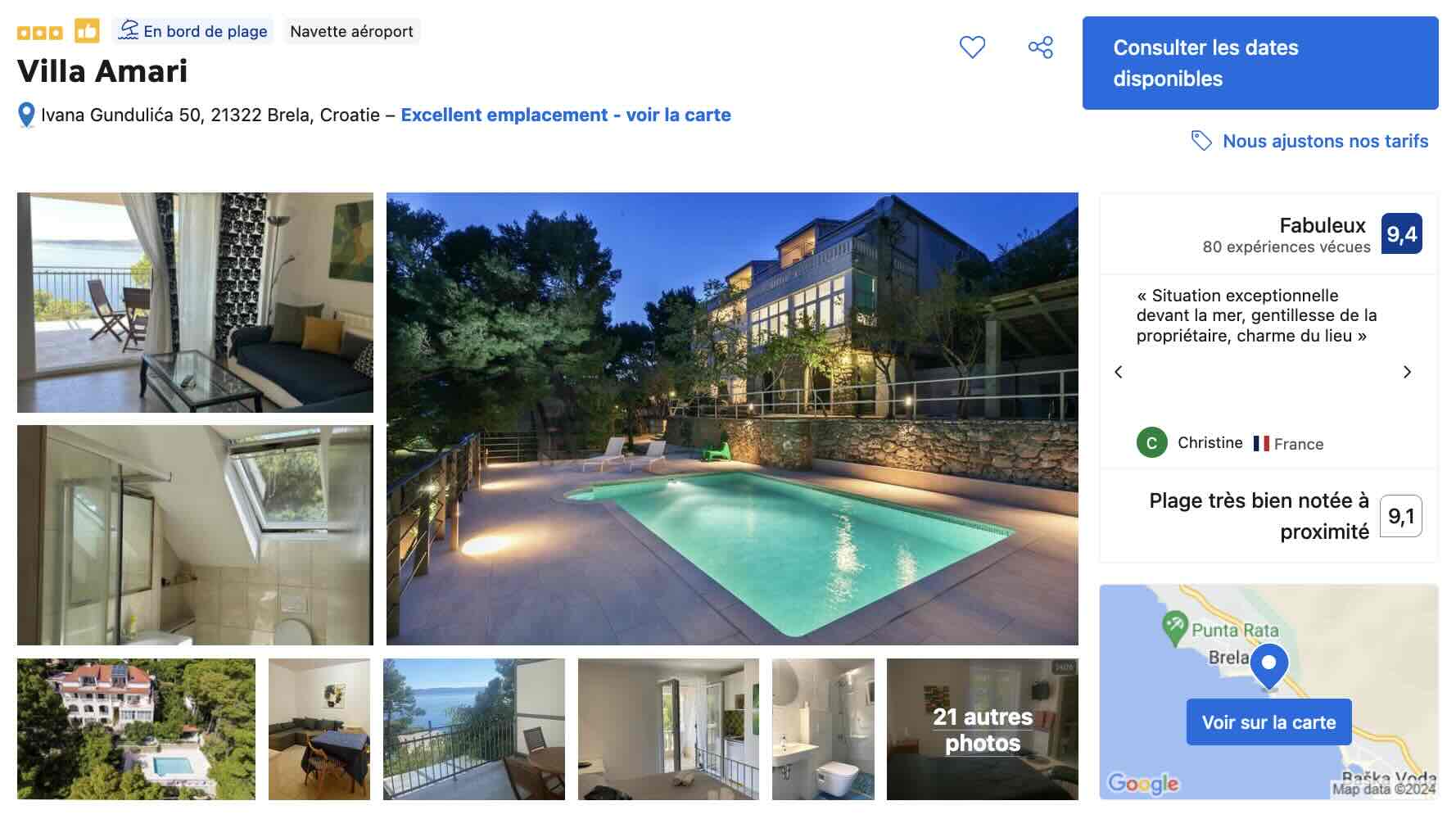 hotel-avec-piscine-brela-bord-de-mer-