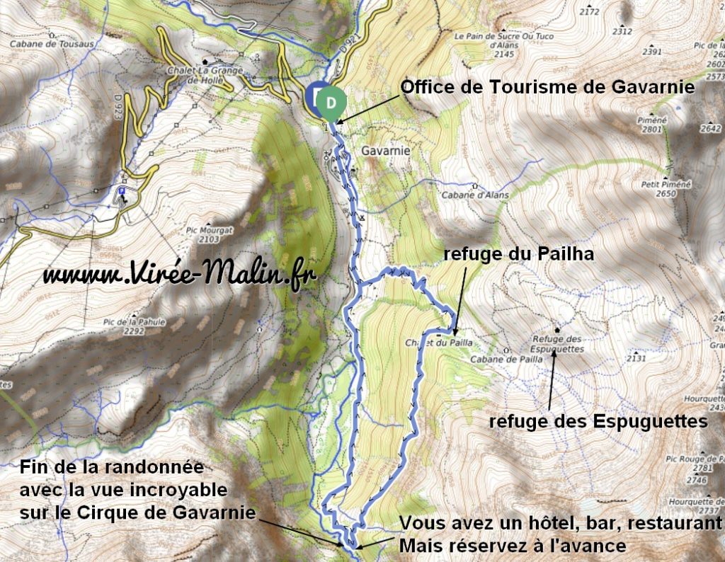 cirque-Gavarnie-par-chemin-corniche-carte