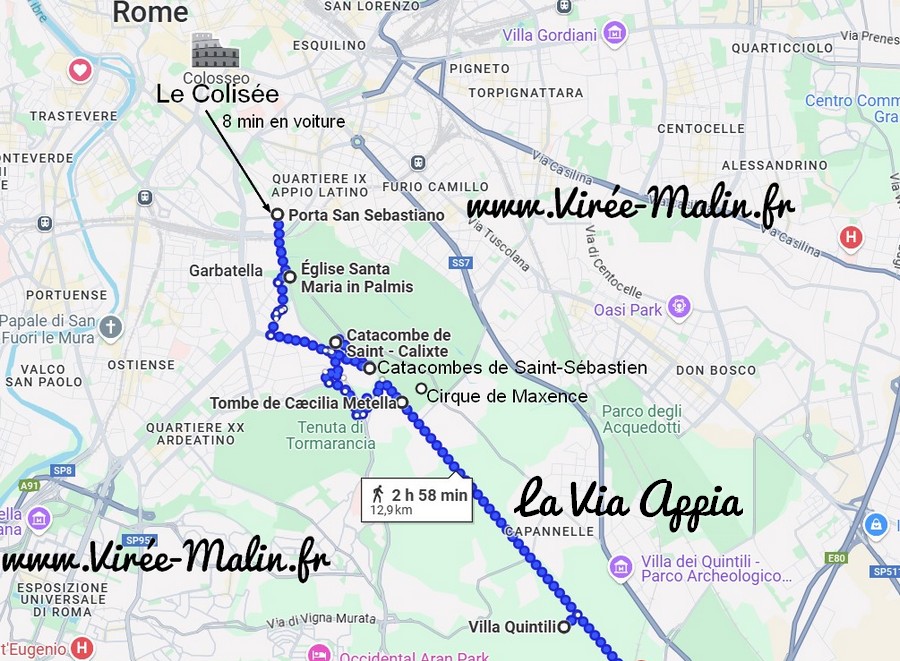 Carte-Via-Appia-Antica-Rome-