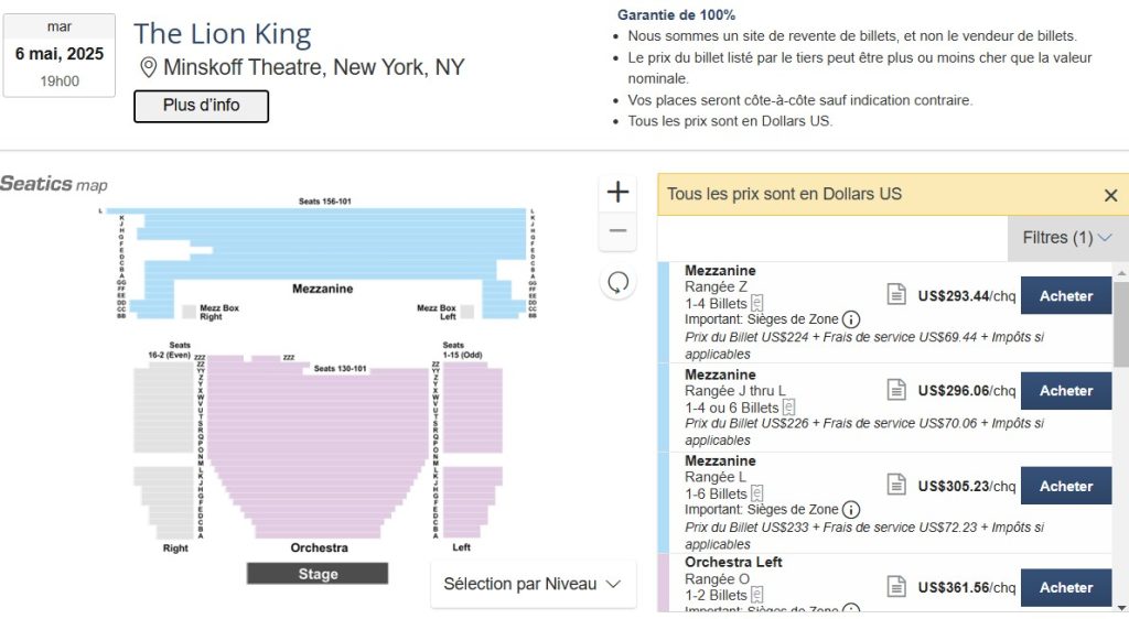 Meilleure-place-Spectacle-Roi-Lion-Broadway-New-York