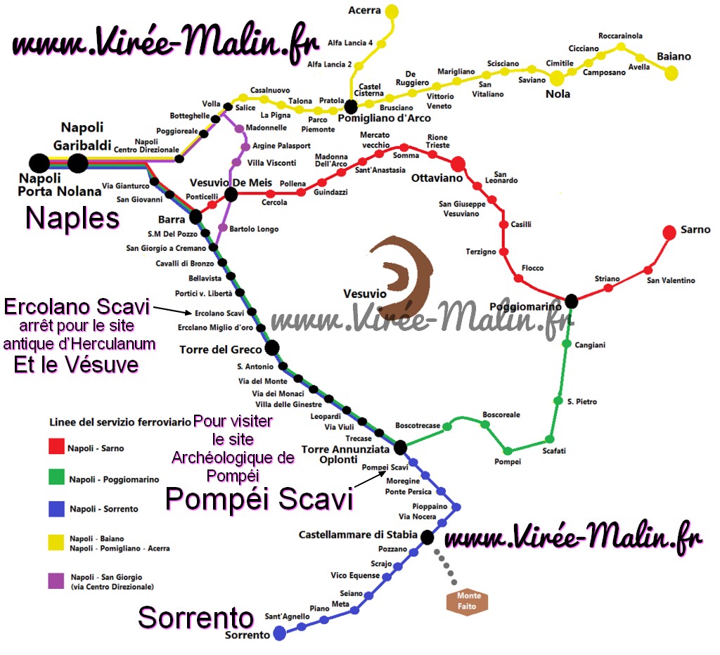 carte-reseau-train-Campagnie-Naples-Pompei-Sorrento-Circumvesuviana-