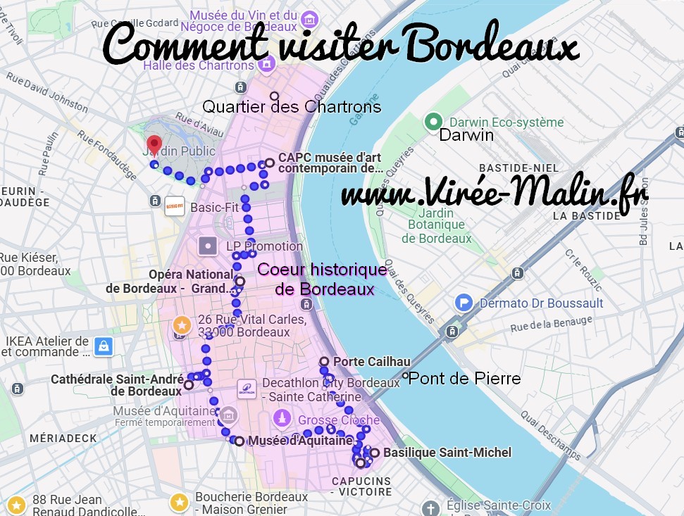 Comment-visiter-Bordeaux-carte