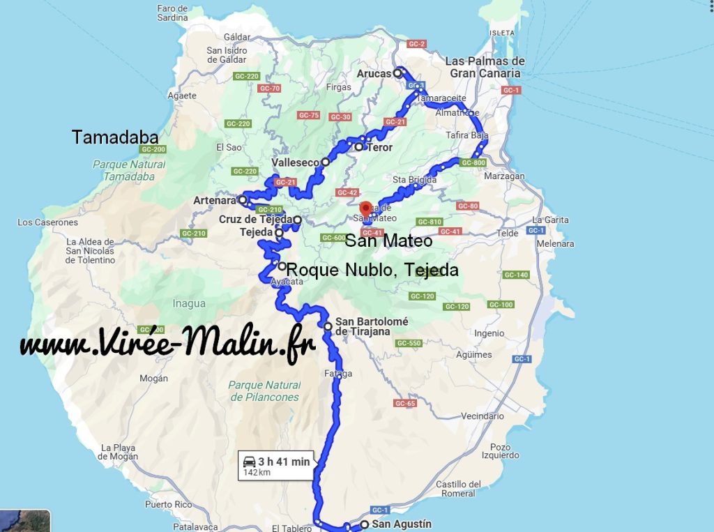 carte-sites-incontournables-interieur-grande-canarie-