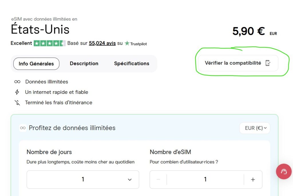 verifier-si-telephone-portable-accepte-ESIM-pour-NEW-York