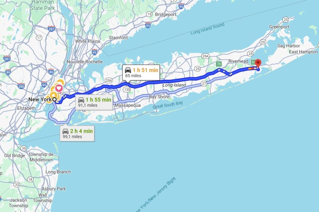 rejoindre-les-Hampton-depuis-New-York-location-voiture