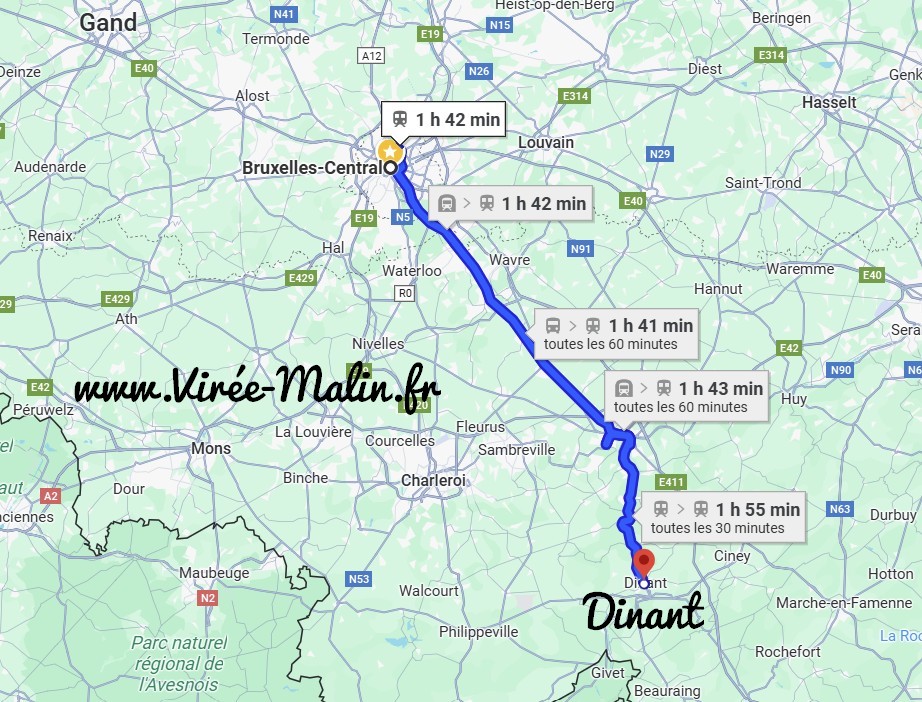 rejoindre-Dinant-depuis-Bruxelles