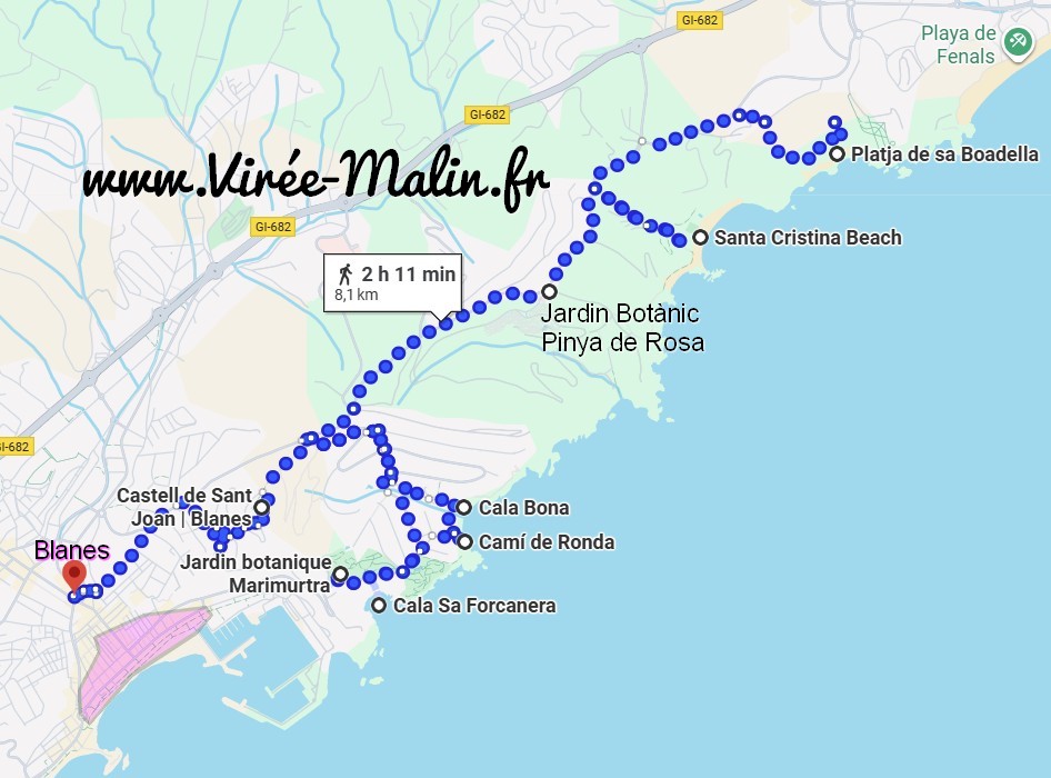 carte-Blanes-que-visiter