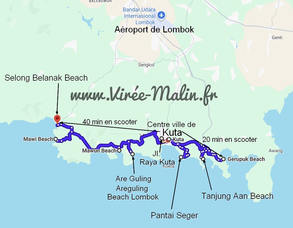 Carte-meilleurs-spots-surf-Kuta-Lombok