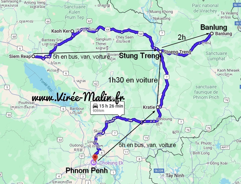 Comment-rejoindre-stung-treng-depuis-banlung-kratie-siem-reap-phnom-penh