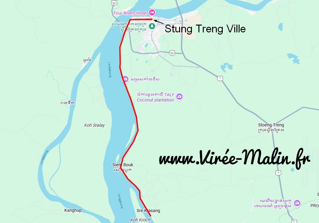 Itineraire-Stoeng-Treng-Sre Krassang-en-scooter