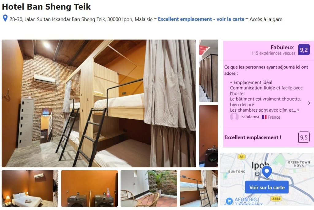 hotel-proche-centre-historique-Ipoh-Malaisie